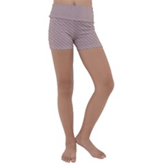 Terracotta Knit Kids  Lightweight Velour Yoga Shorts by ConteMonfrey