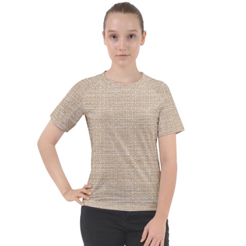 Linen Women s Sport Raglan Tee by ConteMonfrey