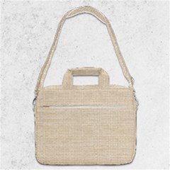 Linen Macbook Pro 13  Shoulder Laptop Bag  by ConteMonfrey