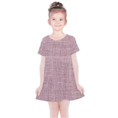 Terracotta Linen Kids  Simple Cotton Dress by ConteMonfrey