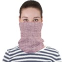 Terracotta Linen Face Seamless Bandana (Adult) View1