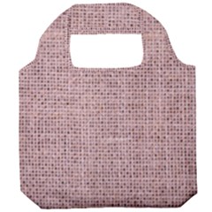 Terracotta Linen Foldable Grocery Recycle Bag by ConteMonfrey