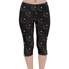 Arabian Night Velvet Capri Leggings  by ConteMonfrey