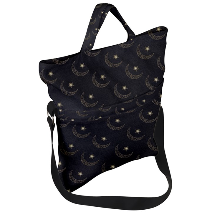 Arabian Night Fold Over Handle Tote Bag