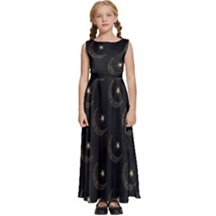 Arabian Night Kids  Satin Sleeveless Maxi Dress by ConteMonfrey