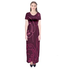 Im Only Woman Short Sleeve Maxi Dress by ConteMonfrey