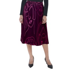 Im Only Woman Classic Velour Midi Skirt  by ConteMonfrey