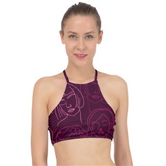 Im Only Woman Racer Front Bikini Top by ConteMonfrey