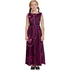 Im Only Woman Kids  Satin Sleeveless Maxi Dress by ConteMonfrey