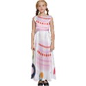 Its Time To Celebrate Kids  Satin Sleeveless Maxi Dress View1