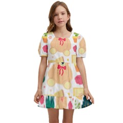 Girly Universe Kids  Short Sleeve Dolly Dress by ConteMonfrey