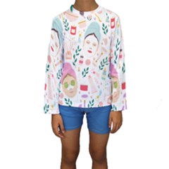 Skincare Night Kids  Long Sleeve Swimwear by ConteMonfrey