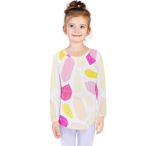 Crystal Energy Kids  Long Sleeve Tee by ConteMonfrey