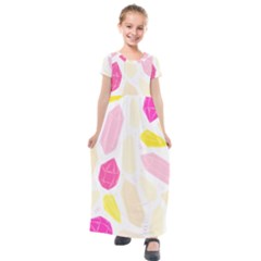 Crystal Energy Kids  Short Sleeve Maxi Dress by ConteMonfrey