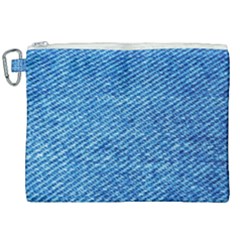 Blue Denim  Canvas Cosmetic Bag (xxl) by ConteMonfrey