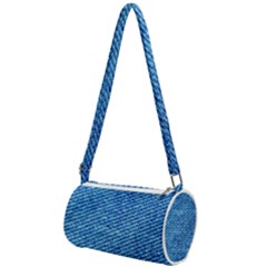 Blue Denim  Mini Cylinder Bag by ConteMonfrey