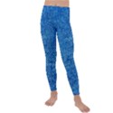 Blue Denim  Kids  Lightweight Velour Leggings View1