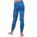 Blue Denim  Kids  Lightweight Velour Leggings View4