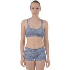 Gray Vintage Denim Like Perfect Fit Gym Set by ConteMonfrey