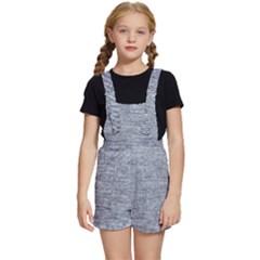 Gray Vintage Denim Like Kids  Short Overalls by ConteMonfrey