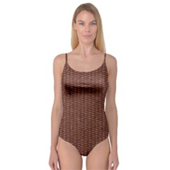 Terracotta Straw - Country Side  Camisole Leotard  by ConteMonfrey