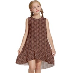 Terracotta Straw - Country Side  Kids  Frill Swing Dress by ConteMonfrey