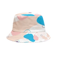 Hand-drawn-abstract-organic-shapes-background Inside Out Bucket Hat by Wegoenart