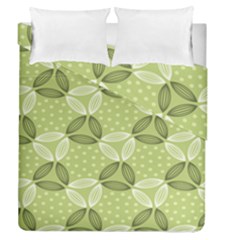 Pattern Green Duvet Cover Double Side (queen Size) by designsbymallika