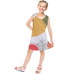 Multi Color Pattern Kids  Tunic Dress by designsbymallika