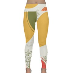 Multi Color Pattern Lightweight Velour Classic Yoga Leggings by designsbymallika