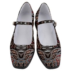 Autumn Patterns Women s Mary Jane Shoes by kaleidomarblingart