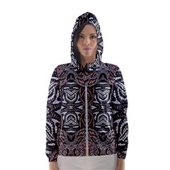 Autumn Patterns Women s Hooded Windbreaker by kaleidomarblingart