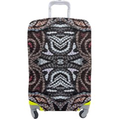 Autumn Patterns Luggage Cover (large) by kaleidomarblingart