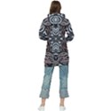 Autumn patterns Women s Long Oversized Pullover Hoodie View2