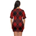 Red Diagonal Plaid Big Just Threw It On Dress View4