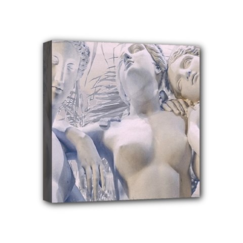 Three Graces Collage Artwork Mini Canvas 4  X 4  (stretched) by dflcprintsclothing