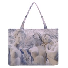 Three Graces Collage Artwork Zipper Medium Tote Bag by dflcprintsclothing