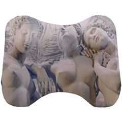 Three Graces Collage Artwork Head Support Cushion by dflcprintsclothing