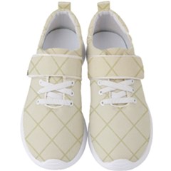 Discreet Cream Plaids Men s Velcro Strap Shoes by ConteMonfrey