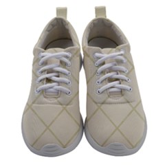 Discreet Cream Plaids Women Athletic Shoes by ConteMonfrey