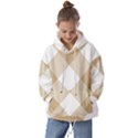 Clean brown white plaids Kids  Oversized Hoodie View1