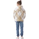 Clean brown white plaids Kids  Oversized Hoodie View2