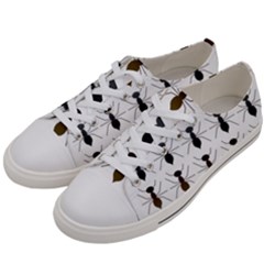 Ants Insect Pattern Cartoon Ant Animal Men s Low Top Canvas Sneakers by Ravend