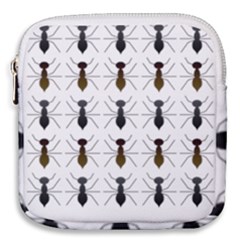 Ants Insect Pattern Cartoon Ant Animal Mini Square Pouch by Ravend