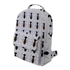 Ants Insect Pattern Cartoon Ant Animal Flap Pocket Backpack (large) by Ravend