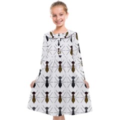 Ants Insect Pattern Cartoon Ant Animal Kids  Midi Sailor Dress by Ravend