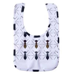 Ants Insect Pattern Cartoon Ant Animal Baby Bib by Ravend