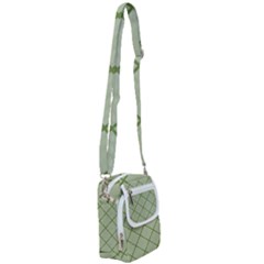 Discreet Green Plaids Shoulder Strap Belt Bag