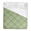 Discreet Green Plaids Duvet Cover (Full/ Double Size) View1