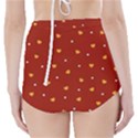 Red Yellow Love Heart Valentine High-Waisted Bikini Bottoms View2